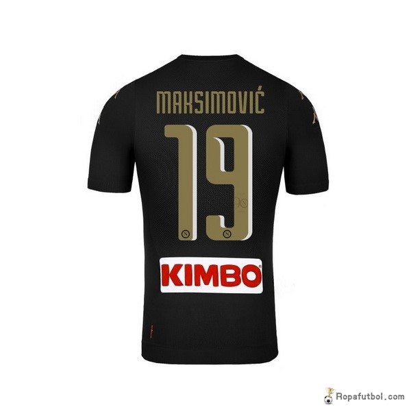 Camiseta Napoli Replica Tercera Ropa Maksimovic 2016/17 Negro